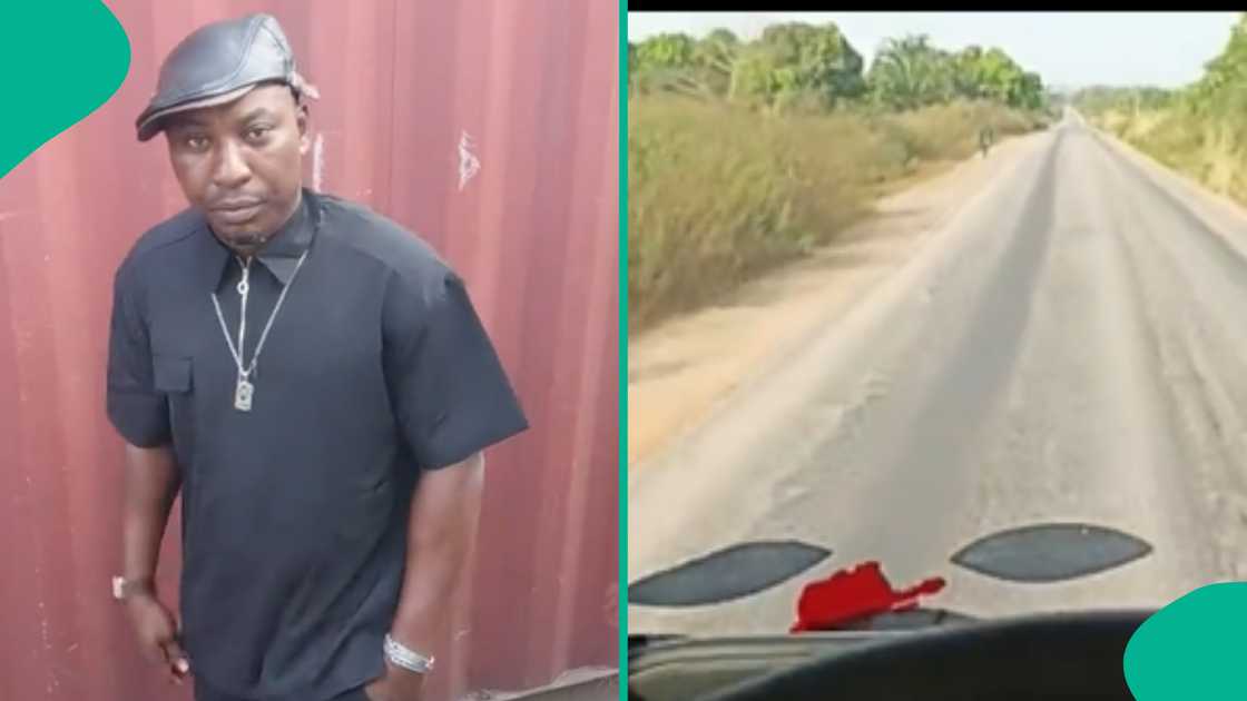 The driver shared his survival strategies on lonely road.