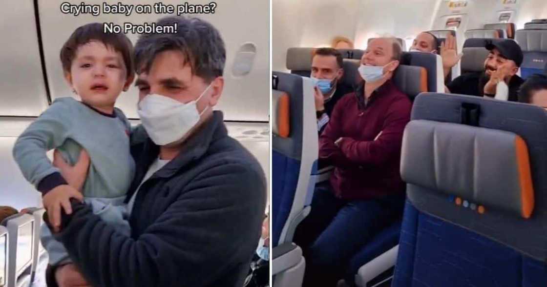 Viral video, passengers, singing baby shark, crying baby Viral video, passengers, singing baby shark, crying baby