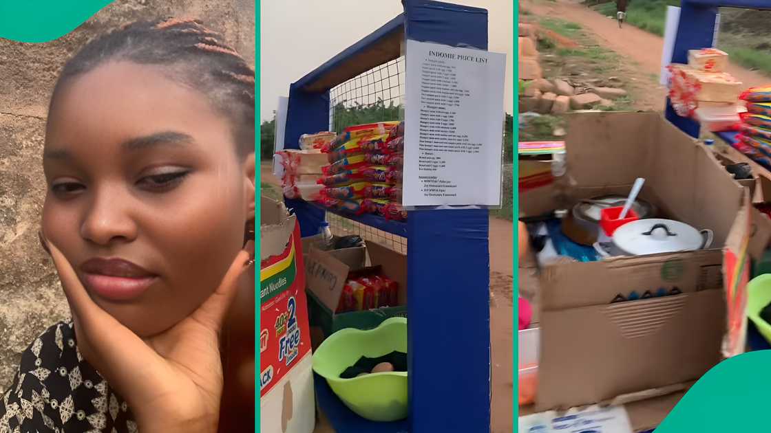 Female student seeks help online after using her school fees to open a noodles stand. Female student seeks help online after using her school fees to open a noodles stand.