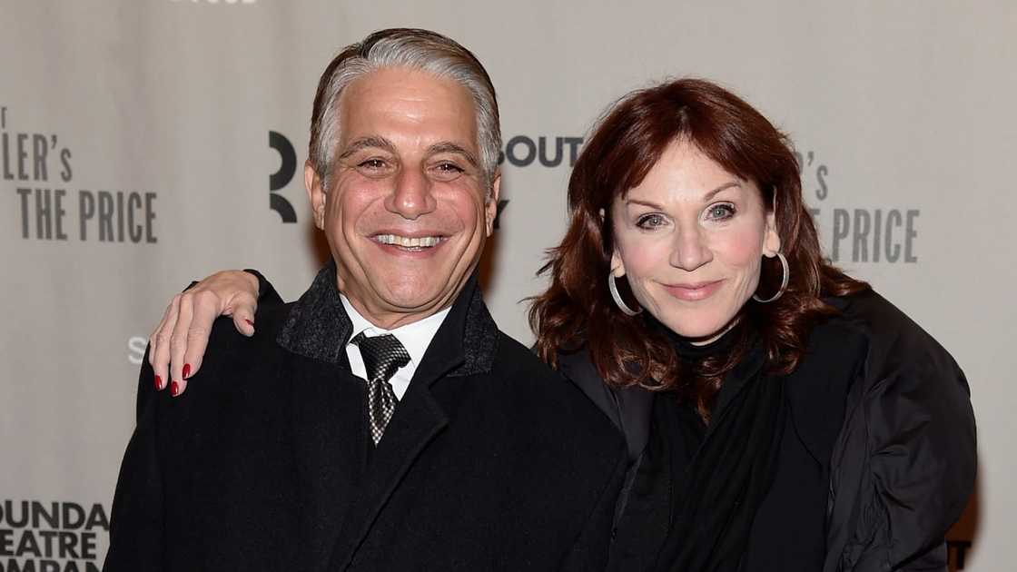 Tony Danza and Marilu Henner are pictured together on the red carpet.