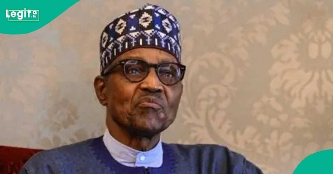 Man shares his observation about the 'same spot' where former president Muhammadu Buhari was buried. Man shares his observation about the 'same spot' where former president Muhammadu Buhari was buried.