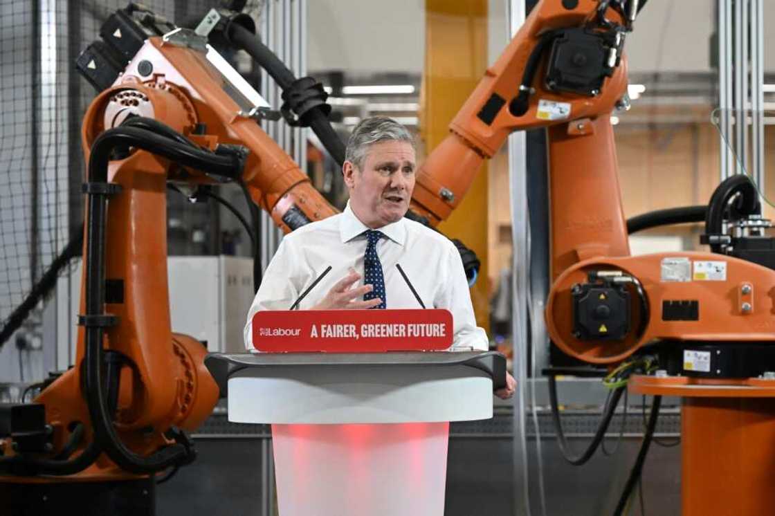 Labour leader Keir Starmer vowed a decade of change in a speech in Stratford, east London Labour leader Keir Starmer vowed a decade of change in a speech in Stratford, east London