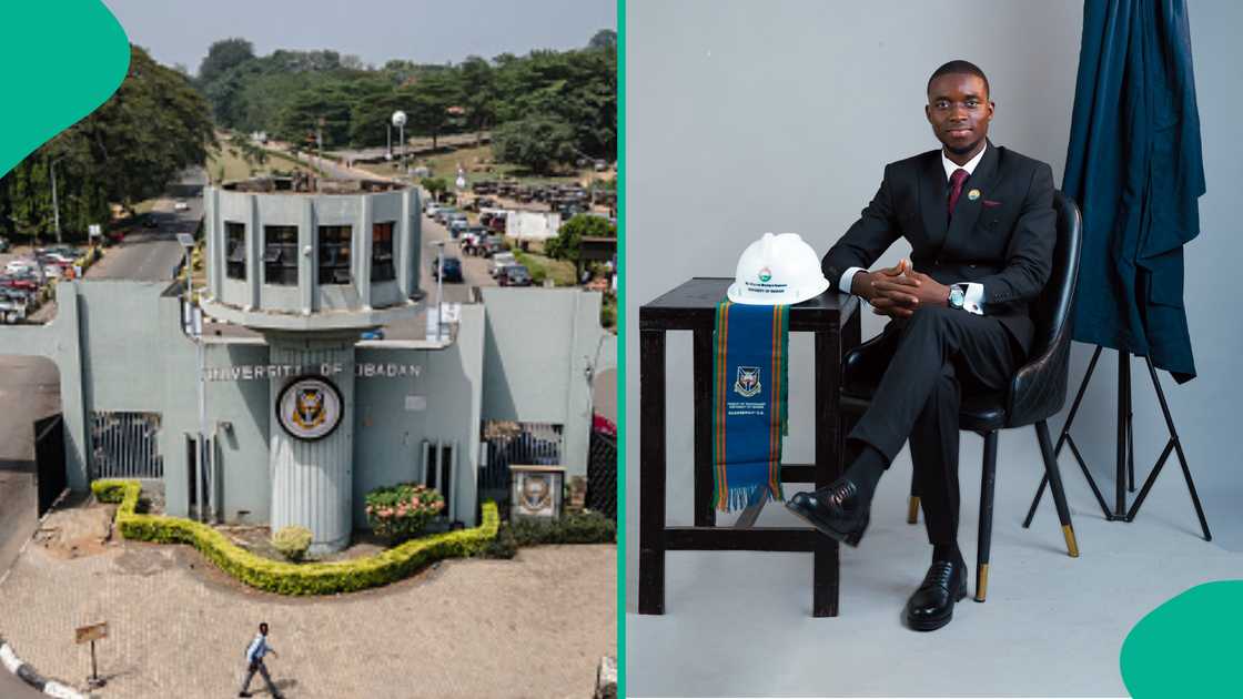 University of Ibadan petroleum engineering graduate breaks record in his family as he graduates with first class
