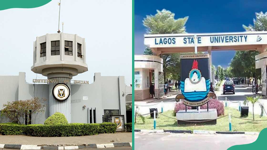 University of Ibadan (L) and Lagos State University (R) University of Ibadan (L) and Lagos State University (R)