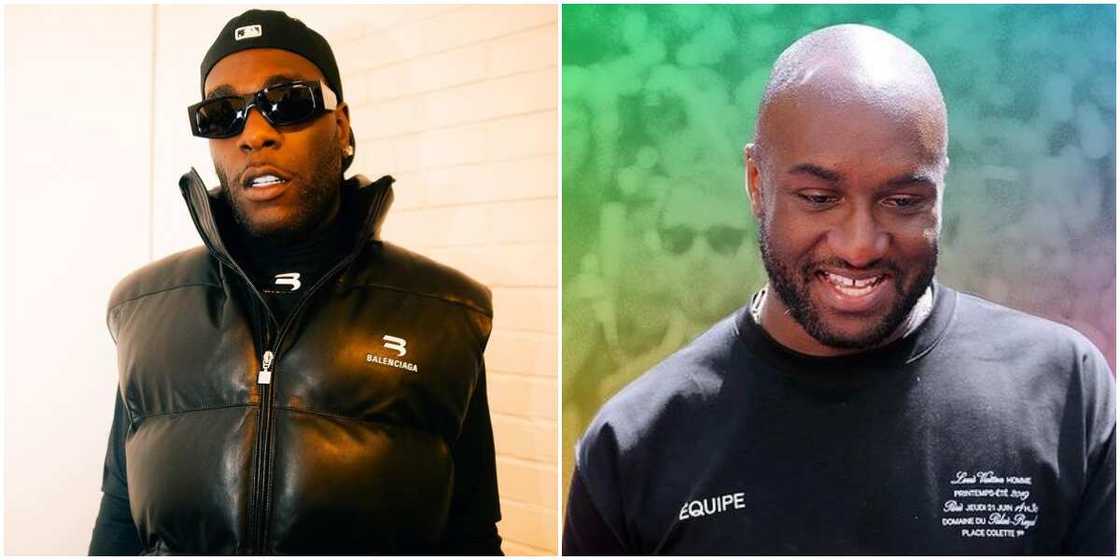 Burna Boy and Virgil Abloh Burna Boy and Virgil Abloh