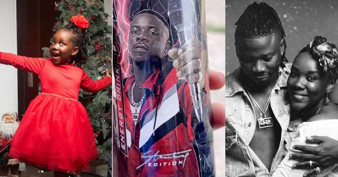 Stonebwoy's Daughter Jidula Calls him cute guy Stonebwoy's Daughter Jidula Calls him cute guy