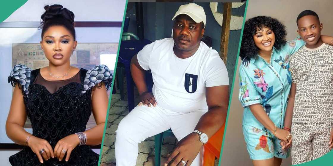 Mercy Aigbe, Mercy Aigbe's Ex-husband, Mercy Aigbe Reacts and son Mercy Aigbe, Mercy Aigbe's Ex-husband, Mercy Aigbe Reacts and son