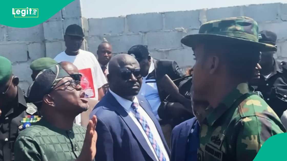 Video: What Led to the Faceoff Between Wike and Soldier in Abuja Video: What Led to the Faceoff Between Wike and Soldier in Abuja