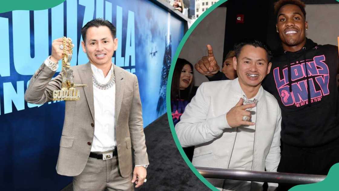 Jeweller Johnny Dang appearing at different events. Jeweller Johnny Dang appearing at different events.