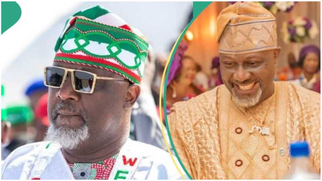 Dino Melaye hints at joining Atiku Abubakar's coalition movement amid movement to sack President Bola Tinubu from power in 2027. Dino Melaye hints at joining Atiku Abubakar's coalition movement amid movement to sack President Bola Tinubu from power in 2027.