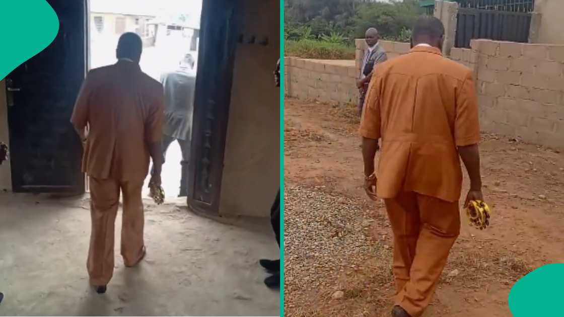 Pastor Adeboye visits small RCCG parish.