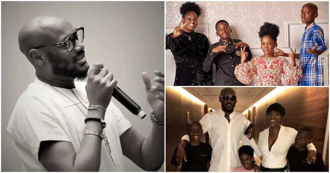 Photos of 2face and his family Photos of 2face and his family
