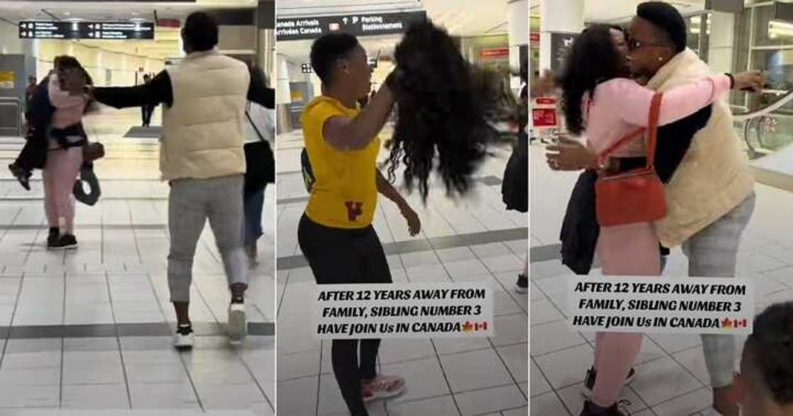 Lady reunites with family after 12 years Lady reunites with family after 12 years