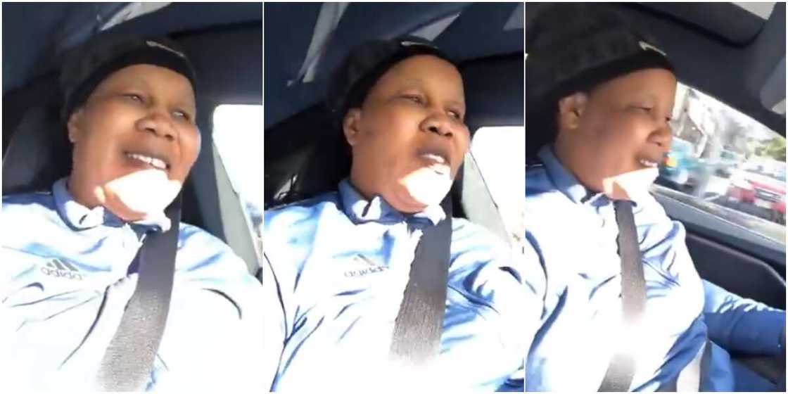 Igbo woman sends social media into frenzy as she cruises around town with N34 million electric car