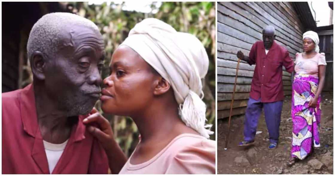 Chibalonza is 22 years old while Alphonse is 88, Kasher Alphonse, Congo, lady marries older man Chibalonza is 22 years old while Alphonse is 88, Kasher Alphonse, Congo, lady marries older man