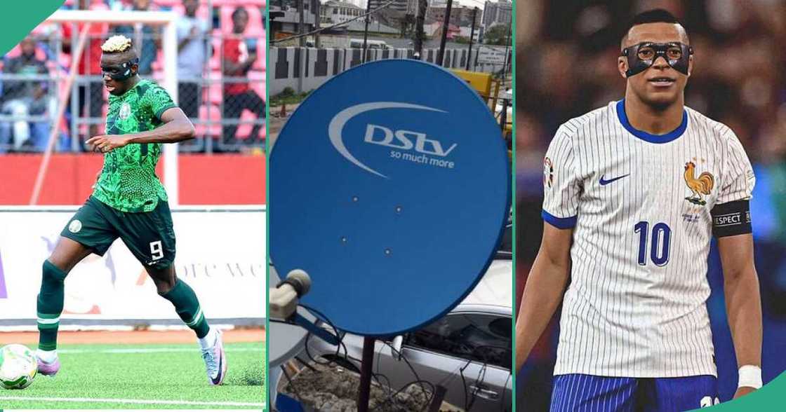 Nigerians criticise DStv over its Facebook post which bantered with Osimhen's mask and Mbappe Nigerians criticise DStv over its Facebook post which bantered with Osimhen's mask and Mbappe