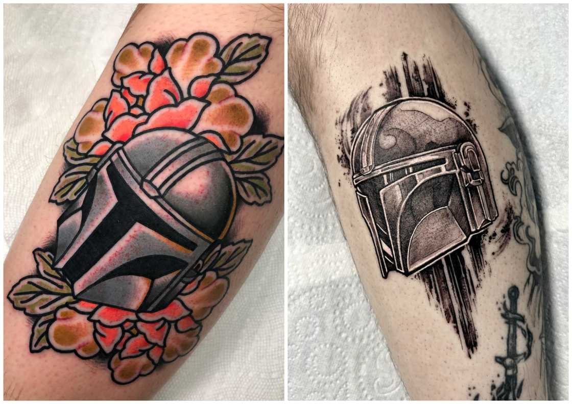 The Mandalorian helmet The Mandalorian helmet