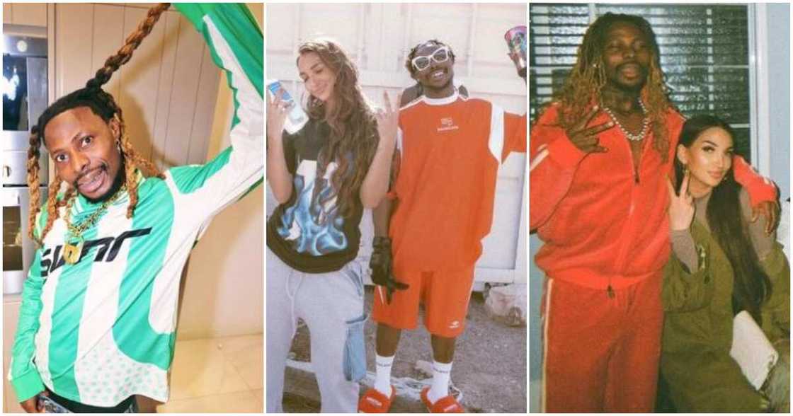 Nigerian singer Asake and mystery lady Nigerian singer Asake and mystery lady