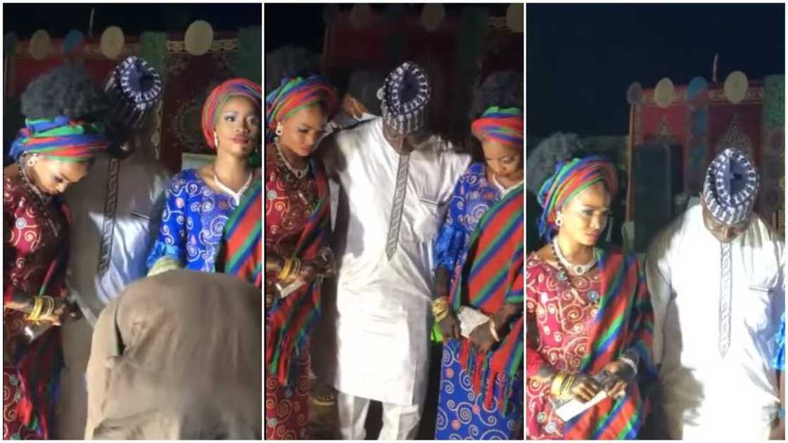 The brides' dance was belaboured. The brides' dance was belaboured.