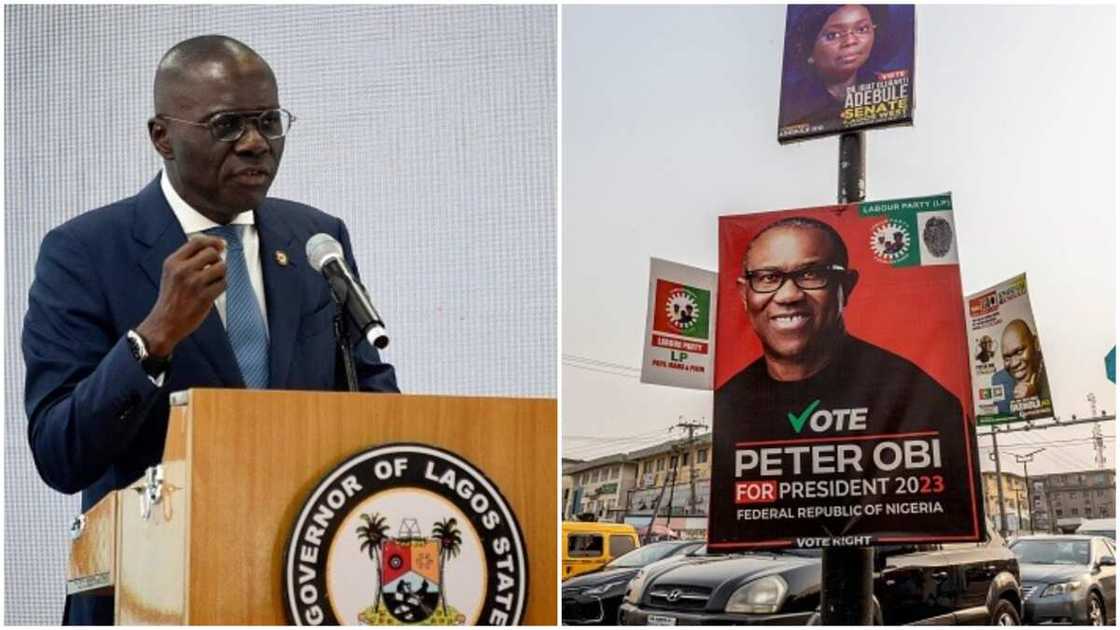 Peter Obi Poster in Lagos/Odomoloa Secondary School/2023 Elections