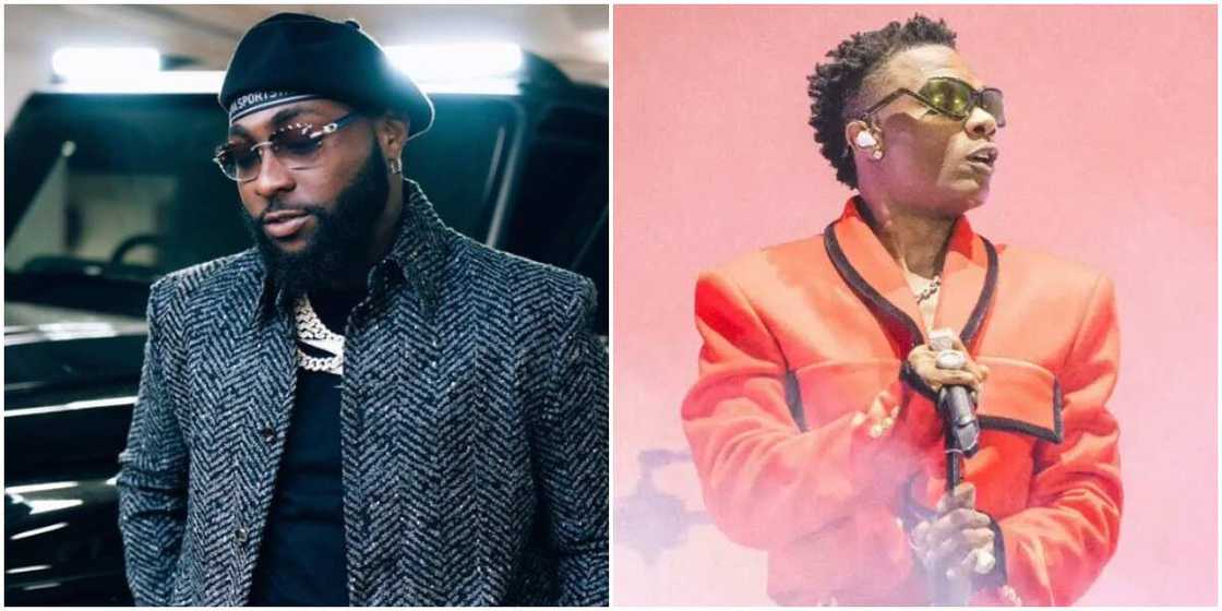 Davido, Wizkid at UK concert Davido, Wizkid at UK concert