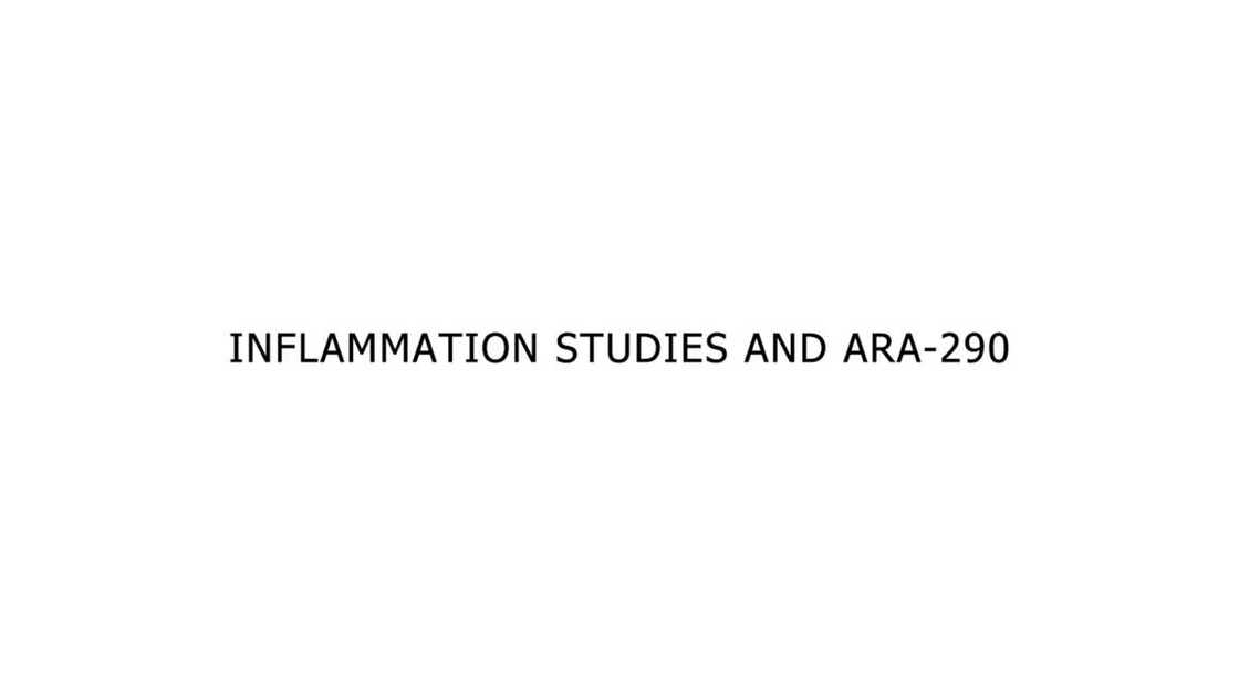 Research Studies: Inflammation Studies and ARA-290 Peptide Research Studies: Inflammation Studies and ARA-290 Peptide