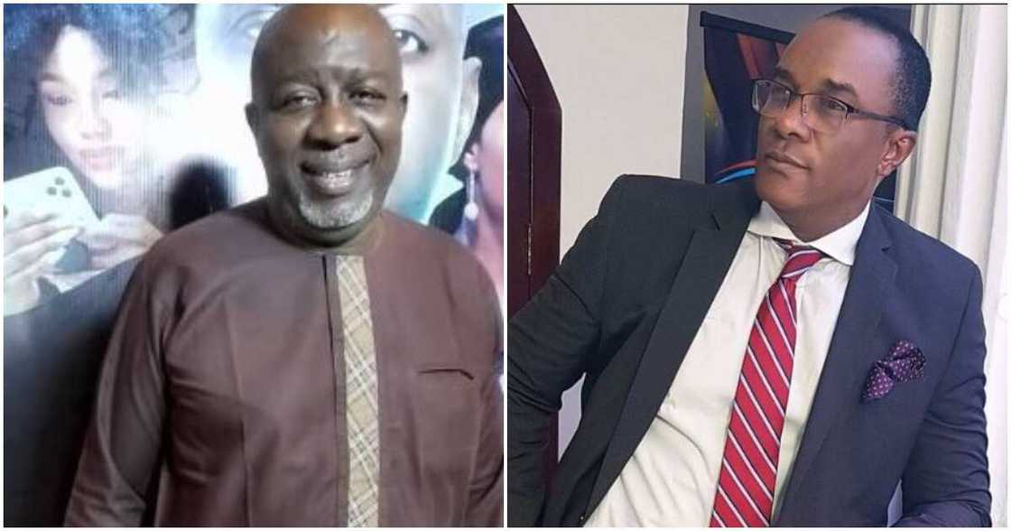 Nollywood's Zeb Ejiro and late Saint Obi Nollywood's Zeb Ejiro and late Saint Obi