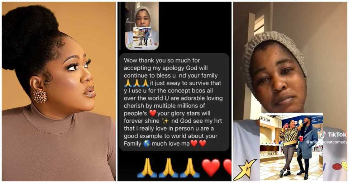 Lady seeks Toyin Abrham's forgiveness Lady seeks Toyin Abrham's forgiveness