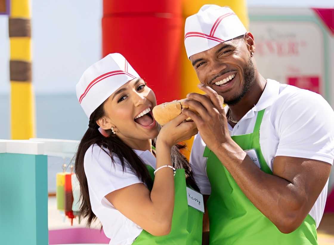 Love Island USA stars Kassandra Castillo and Leonardo Dionicio