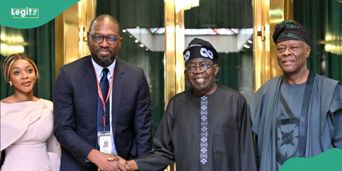 Tinubu meets with Flutterwave representative in Aso Rock