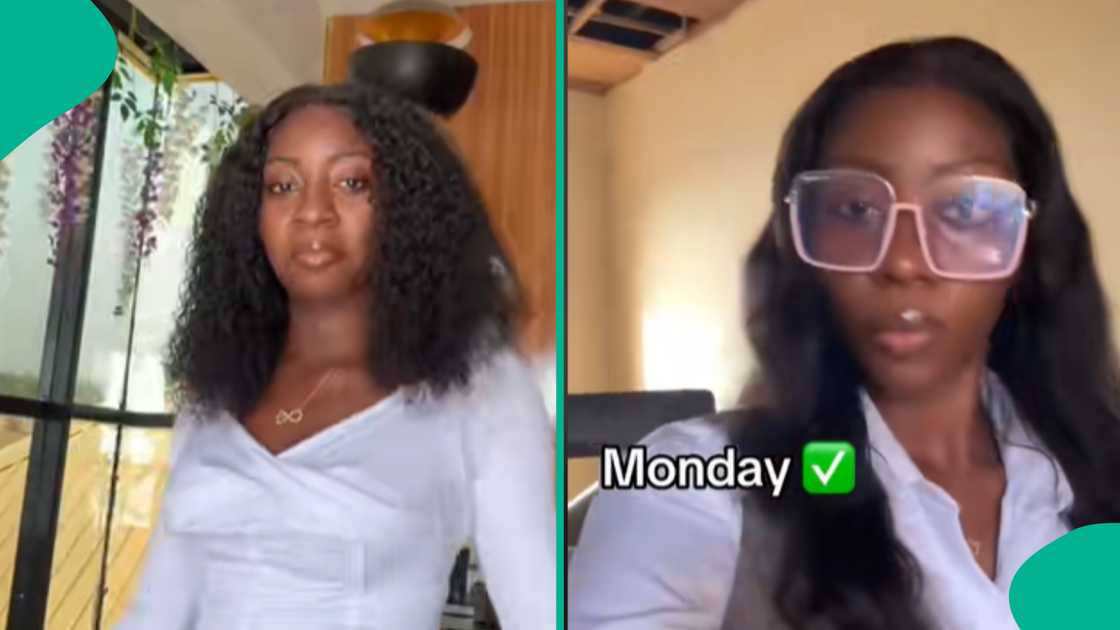 The lady said her lecturer is a good man. The lady said her lecturer is a good man.