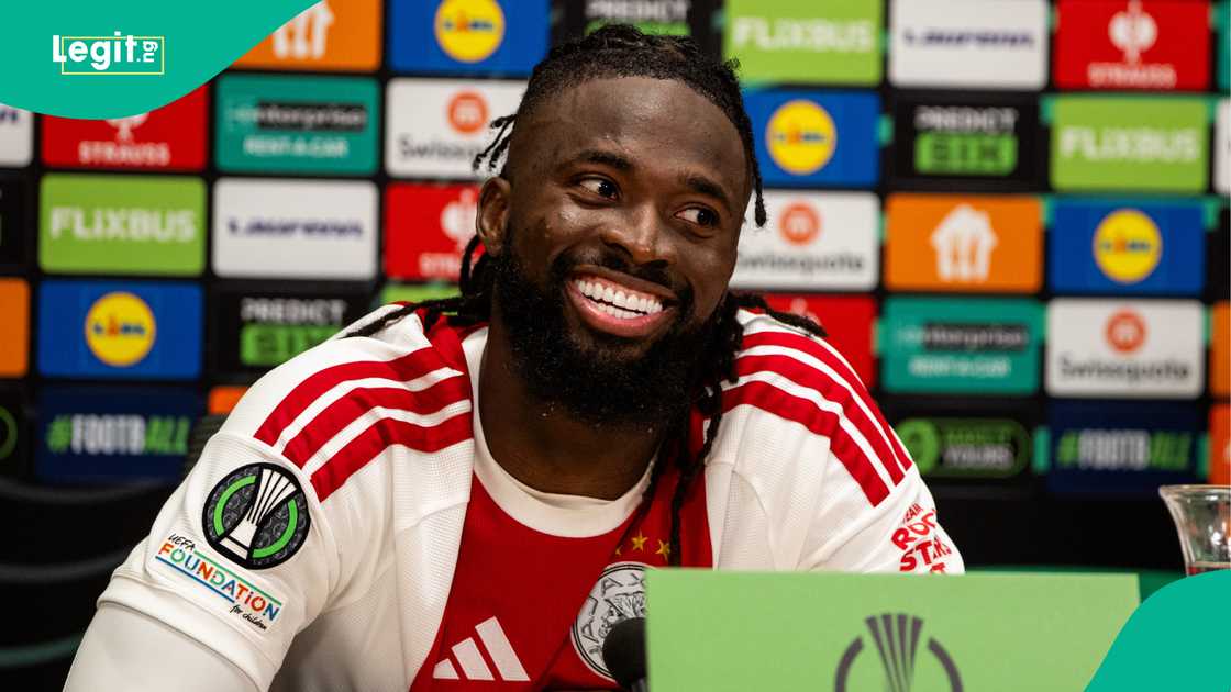 Tolu Arokodare, Ajax, Atalanta, Netherlands, UEFA Conference League. Tolu Arokodare, Ajax, Atalanta, Netherlands, UEFA Conference League.