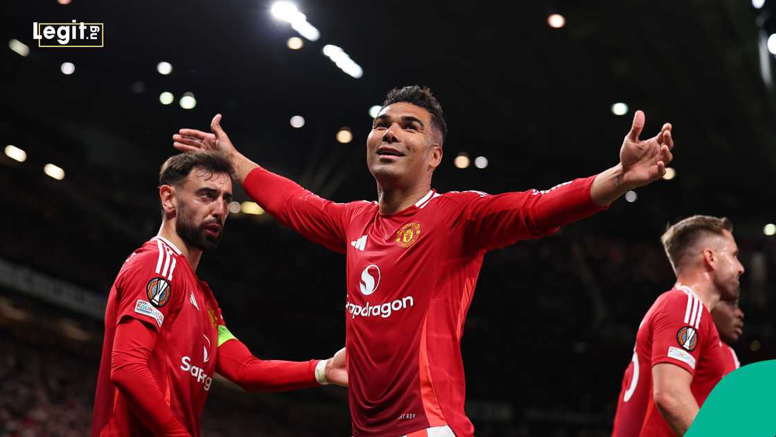 Casemiro, Manchester United, Europa League. Casemiro, Manchester United, Europa League.