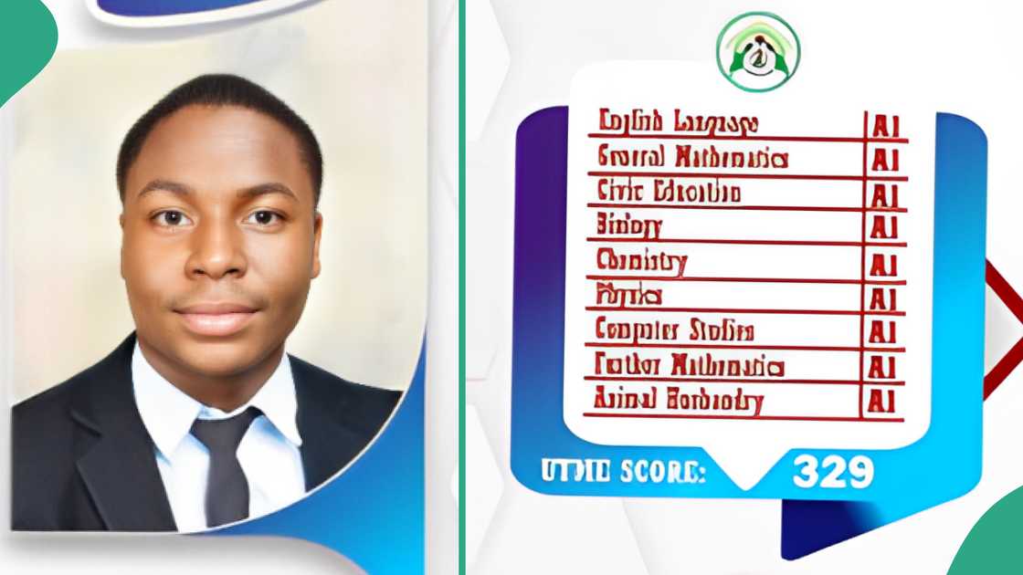 NECO result of a brilliant Nigerian boy.