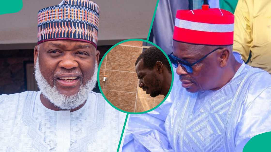 Gawuna, Kwankwaso sun ziyarci gidan Haruna Bashir kan abin da ya faru da shi Gawuna, Kwankwaso sun ziyarci gidan Haruna Bashir kan abin da ya faru da shi