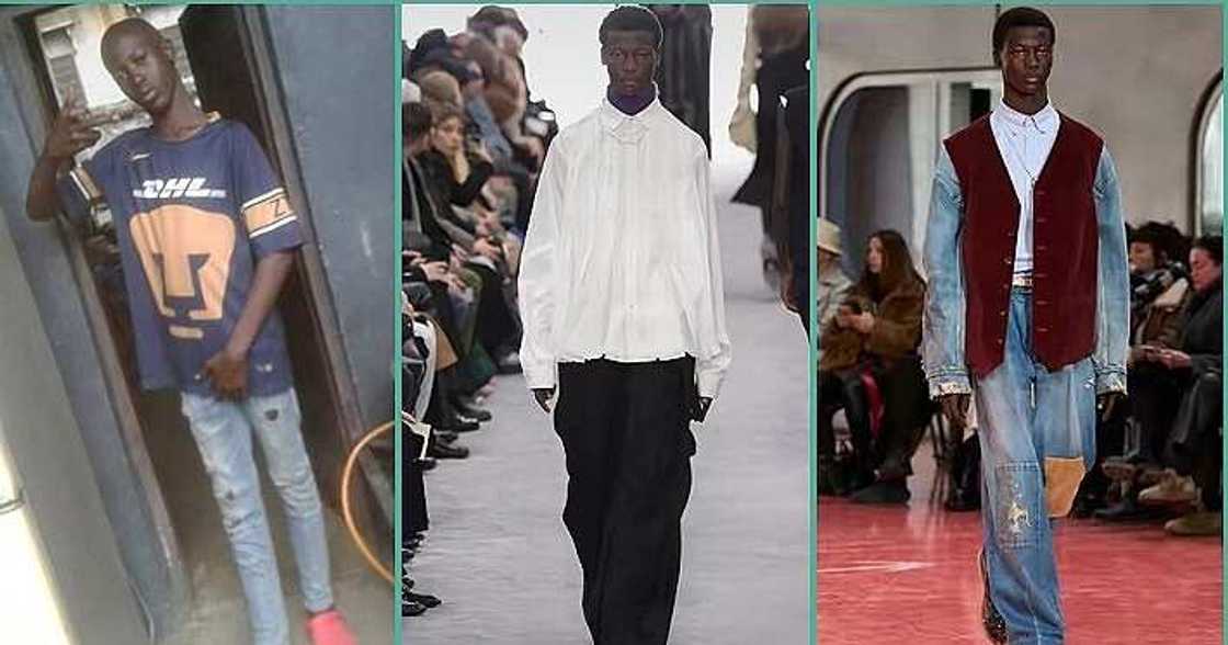 Model flaunts transformation as he walks runway for international brands Model flaunts transformation as he walks runway for international brands