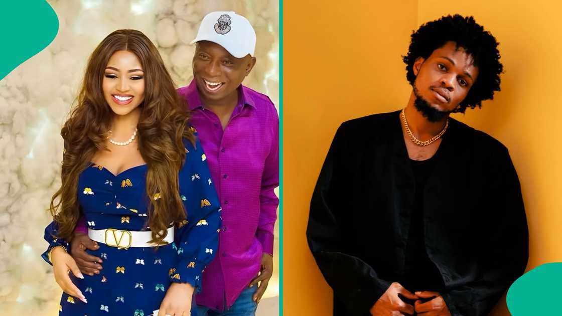 Regina Daniels' brother speaks with his brother as he makes promses to her. Regina Daniels' brother speaks with his brother as he makes promses to her.