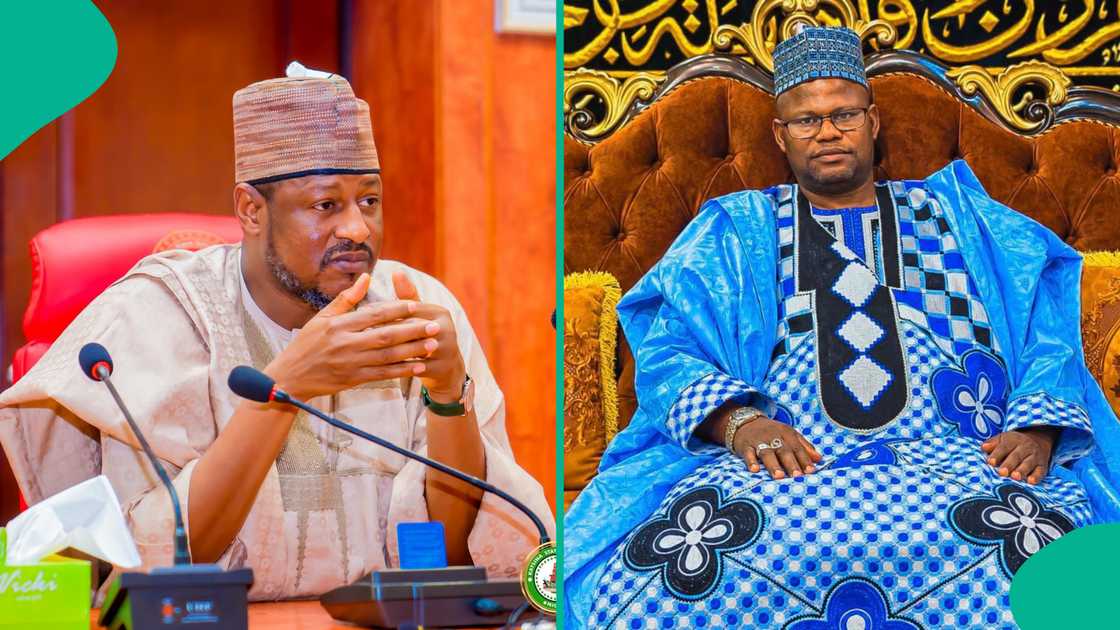 Gwamna Dikko Radda da Sheikh Yahaya Masussuka Gwamna Dikko Radda da Sheikh Yahaya Masussuka