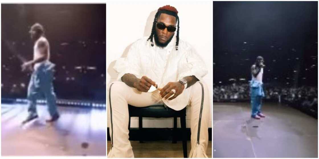 Burna Boy, moonwalk, dance step Burna Boy, moonwalk, dance step