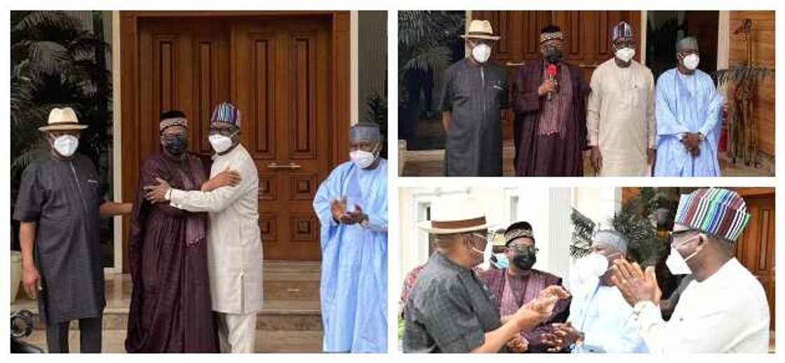 Herdsmen: Wike reconciles Samuel, Mohammed as PDP governors embrace in new photo Herdsmen: Wike reconciles Samuel, Mohammed as PDP governors embrace in new photo