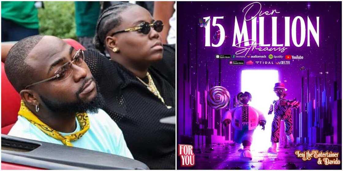 Singer Teni Celebrates as Her Song with Davido Garners over 15 Million Streams Singer Teni Celebrates as Her Song with Davido Garners over 15 Million Streams
