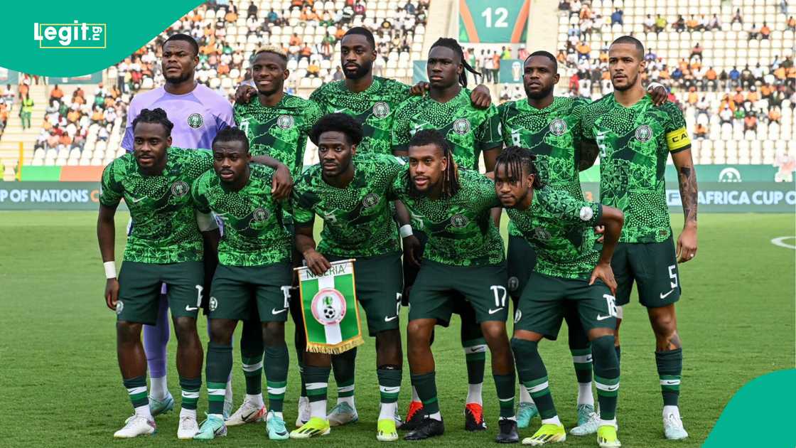 Stanley Nwabali, Victor Osimhen, Semi Ajayi, Calvin Bassey Frank Onyeka, William Troost-Ekong, Bright Osayi, Moses Simon, Ola Aina, Alex Iwobi, Ademola Lookman, Super Eagles, AFCON 2023, Ivory Coast.