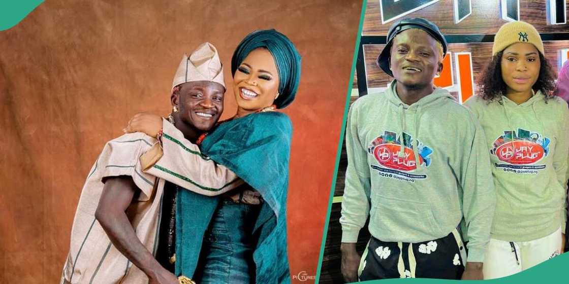 Portable gushes over wife Bewaji in new video. Portable gushes over wife Bewaji in new video.