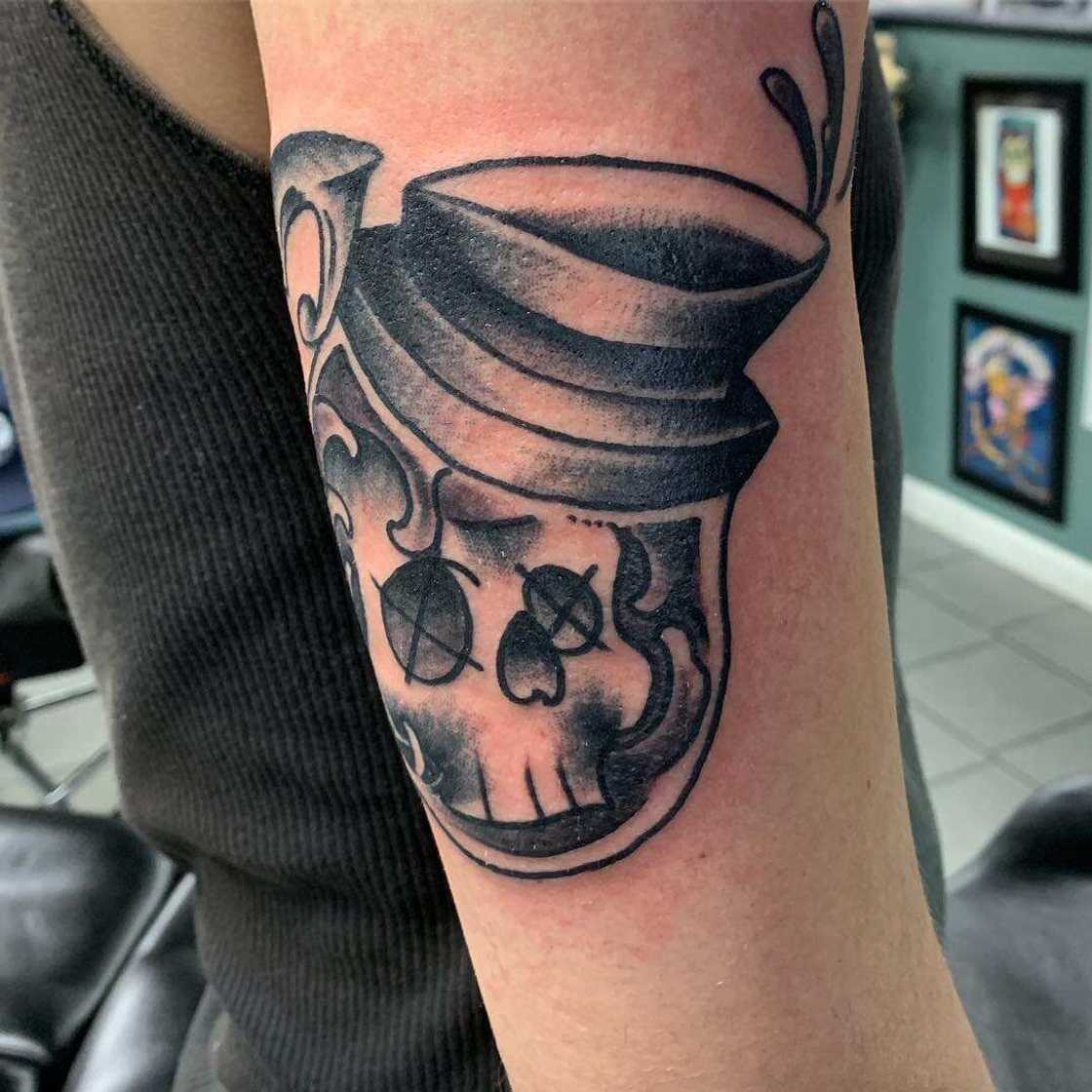 back of arm tattoo back of arm tattoo