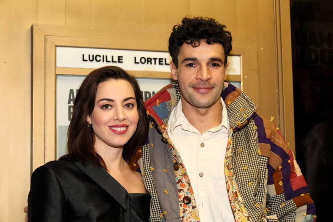 Aubrey Plaza and Christopher Abbott attend an entertainment event Aubrey Plaza and Christopher Abbott attend an entertainment event
