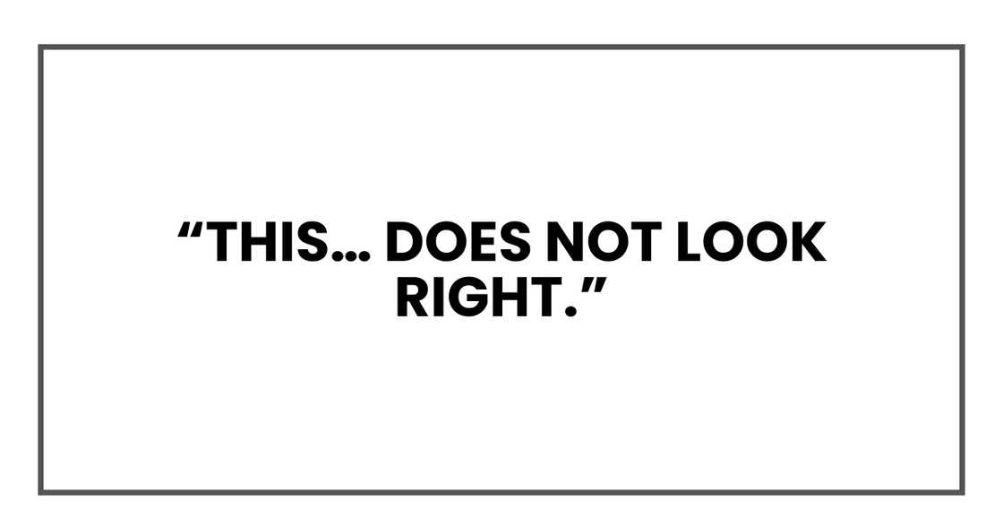 This… does not look right This… does not look right