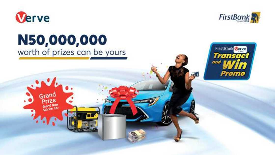 Win Amazing Rewards or a Brand New Car in the First Bank Verve Card Transact and Win Promo Win Amazing Rewards or a Brand New Car in the First Bank Verve Card Transact and Win Promo