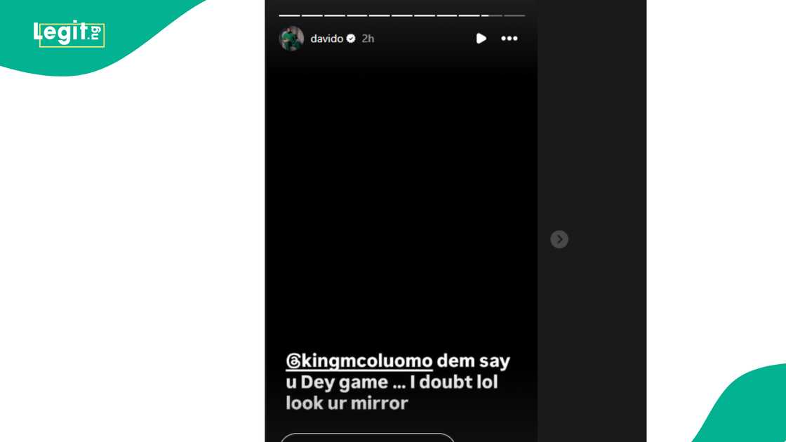 Drama as Davido claps back at MC Oluomo ahead of Osun state election. Drama as Davido claps back at MC Oluomo ahead of Osun state election.