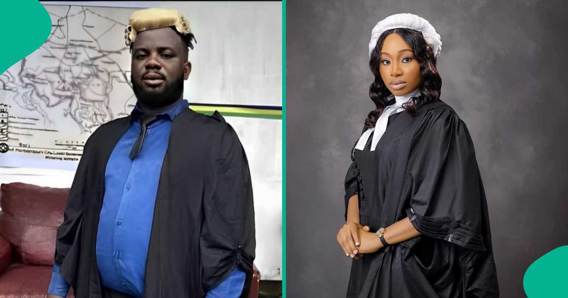 Sabinus rejoices as his sister becomes a lawyer. Sabinus rejoices as his sister becomes a lawyer.