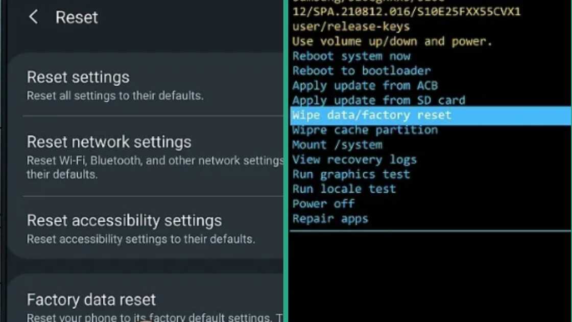 A phone screen showing